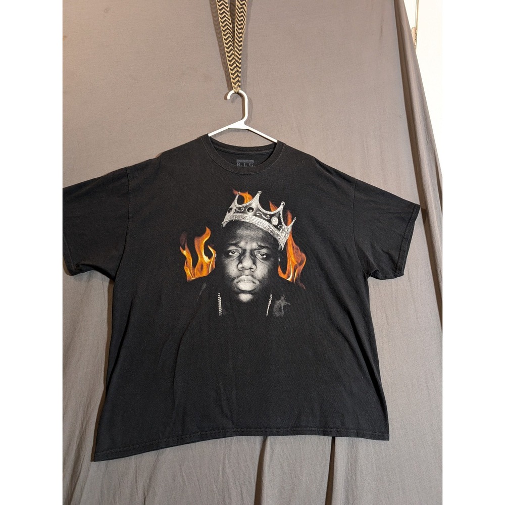 Notorious Big Vintage Style Rap‎ Tee Size 2X Color Black